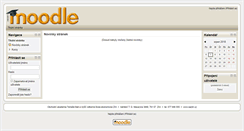 Desktop Screenshot of moodle.oazlin.cz